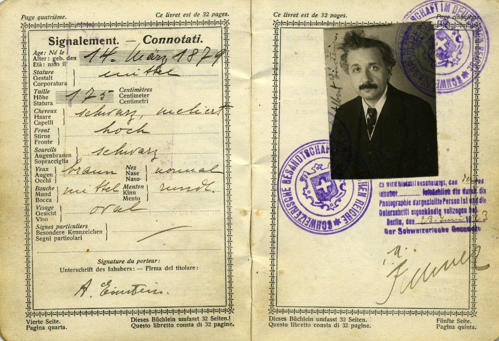 Albert Einstein Passport